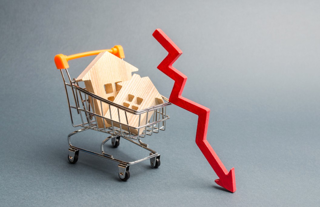 House prices decline for the first time in nine years