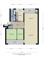 Plattegrond De Twijnder 17 VELDHOVEN