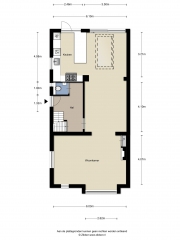 Plattegrond Floralaan West 308 EINDHOVEN