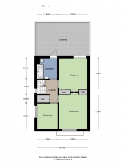 Plattegrond Floralaan West 308 EINDHOVEN
