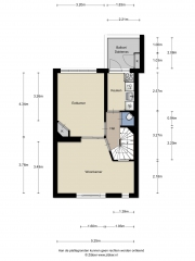 Plattegrond St Hubertusstraat 60 EINDHOVEN