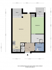 Plattegrond Hoogstraat 186a EINDHOVEN