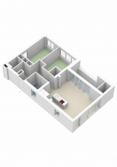 Plattegrond Hoogstraat 185 03 EINDHOVEN