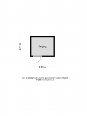 Plattegrond Hoogstraat 185 03 EINDHOVEN