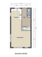 Plattegrond Berkumstraat 94 ZWOLLE