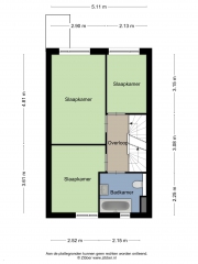 Plattegrond Vechterweerdstraat 30 ZWOLLE