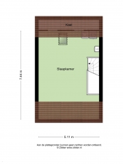 Plattegrond Vechterweerdstraat 30 ZWOLLE