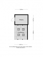 Plattegrond Vechterweerdstraat 30 ZWOLLE