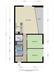 Plattegrond Belvederelaan 309 ZWOLLE