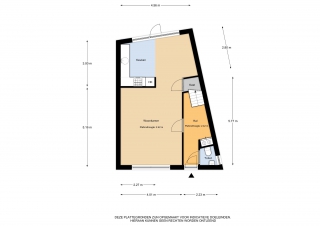 Plattegrond Wismarstraat 35 ZWOLLE