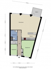 Plattegrond Orion 91 AMSTELVEEN