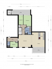 Plattegrond George Gershwinlaan 205 + PP AMSTERDAM