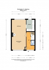 Plattegrond Beukenlaan 11 GEESBRUG