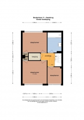 Plattegrond Beukenlaan 11 GEESBRUG