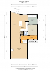 Plattegrond De Schoof 25 HOOGEVEEN