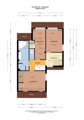 Plattegrond De Schoof 25 HOOGEVEEN