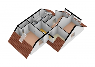 Plattegrond De Schoof 25 HOOGEVEEN