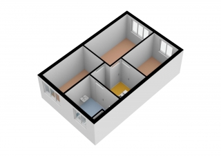 Plattegrond Koningspage 99 HOOGEVEEN