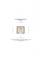 Plattegrond Koningspage 99 HOOGEVEEN