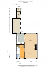 Plattegrond Duizendschoonstraat 8 HOOGEVEEN