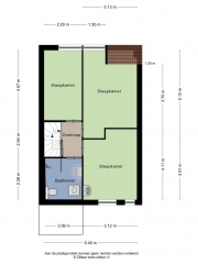 Plattegrond De Buizerd 40 ALMELO