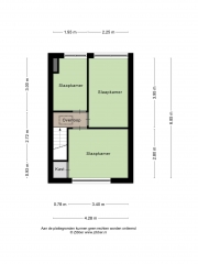 Plattegrond Iepenstraat 33 ALMELO