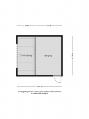 Plattegrond Iepenstraat 33 ALMELO