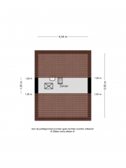 Plattegrond Iepenstraat 33 ALMELO