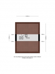 Plattegrond Iepenstraat 33 ALMELO