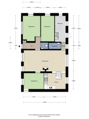 Plattegrond Voorstraat 16 DEN HAM