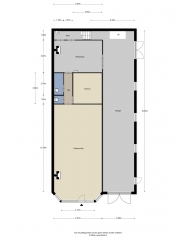 Plattegrond Voorstraat 16 DEN HAM