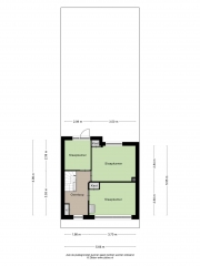 Plattegrond Violierstraat 36 ALMELO