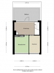 Plattegrond Robbenzand 10 LELYSTAD