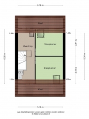 Plattegrond Grevelingenstraat 155 LELYSTAD