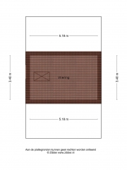 Plattegrond Grevelingenstraat 155 LELYSTAD