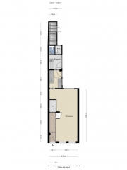 Plattegrond Emmakade 163 LEEUWARDEN