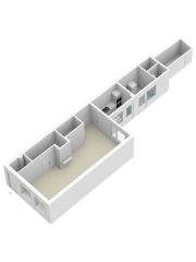 Plattegrond Emmakade 163 LEEUWARDEN