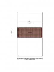 Plattegrond Emmakade 163 LEEUWARDEN