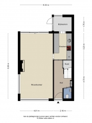 Plattegrond Prins Bernhardlaan 35 EDE