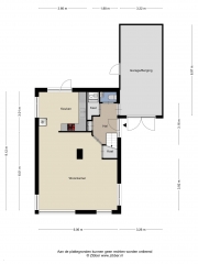 Plattegrond Huningahof 4 OOSTWOLD