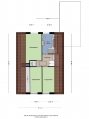 Plattegrond Huningahof 4 OOSTWOLD