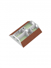 Plattegrond Huningahof 4 OOSTWOLD