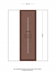 Plattegrond Huningahof 4 OOSTWOLD