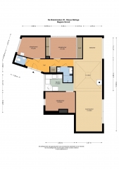 Plattegrond De Breistroeken 25 NIEUW-BALINGE