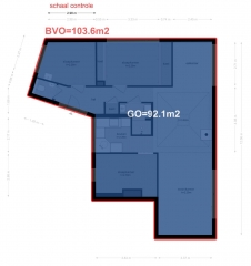 Plattegrond De Breistroeken 25 NIEUW-BALINGE