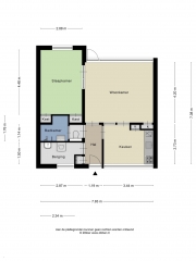 Plattegrond Haldereng 47 BENNEKOM