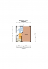 Plattegrond Piet Heinstraat 43 HOOGEVEEN