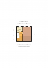 Plattegrond Piet Heinstraat 43 HOOGEVEEN