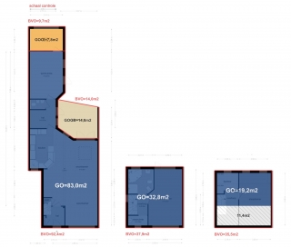 Plattegrond Piet Heinstraat 43 HOOGEVEEN