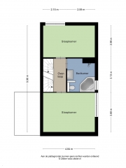 Plattegrond Nieuwe Maanderbuurtweg 21 EDE